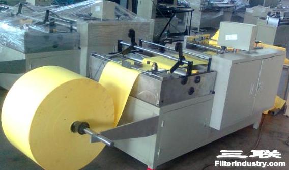 Air filter making machine